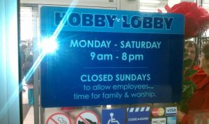 Hobby Lobby Sign